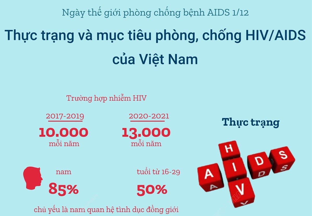 Thực trạng và mục tiêu phòng chống HIV AIDS của Việt Nam baotintuc vn