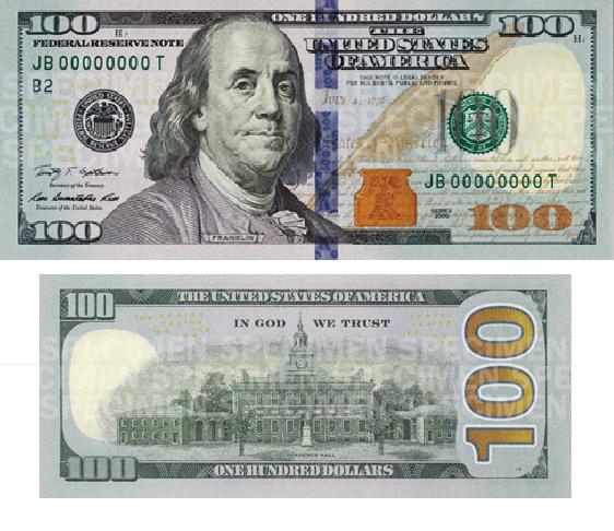 Tờ 100 USD mới: Điểm đặc biệt về mệnh giá 100 USD là có nhiều thay đổi về thiết kế theo thời gian. Hãy cùng xem hình ảnh của tờ tiền đô la Mỹ 100 USD mới nhất và thưởng thức sự thay đổi đầy ấn tượng của thiết kế trên tiền.