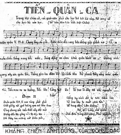 Người góp công cho bài Tiến quân ca | baotintuc.vn