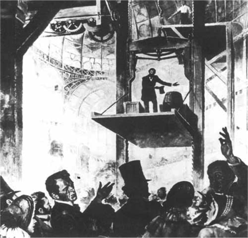 Otis giới thiệu thang máy có phanh đầu tiên tại New York hồi cuối thế kỷ XIX.