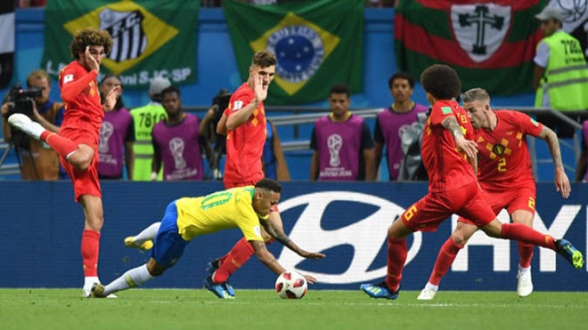 WORLD CUP 2018: Brazil thua Bỉ do Neymar ăn vạ quá nhiều?