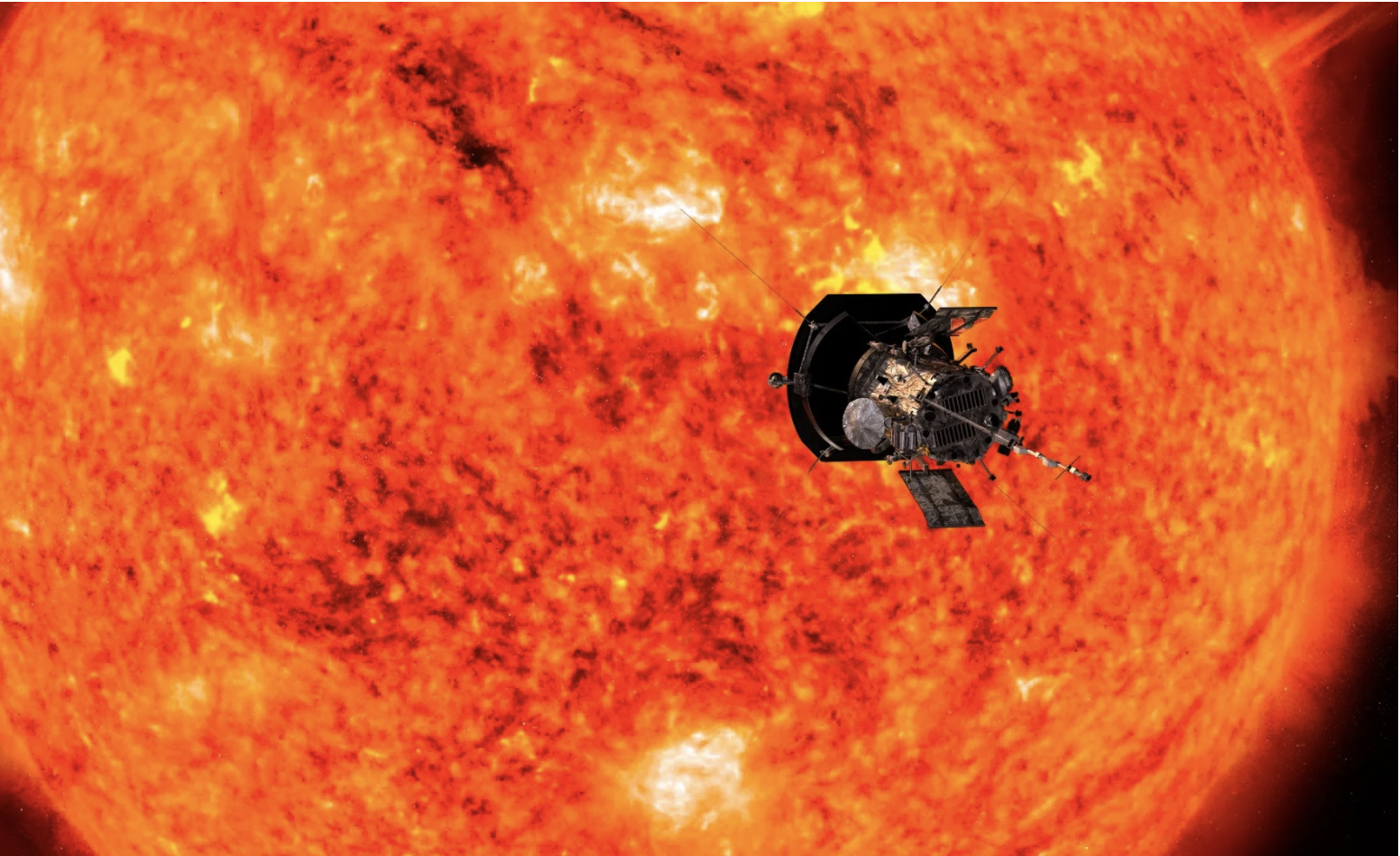 Tàu vũ trụ của NASA lần đầu tiên chạm vào Mặt trời | baotintuc.vn