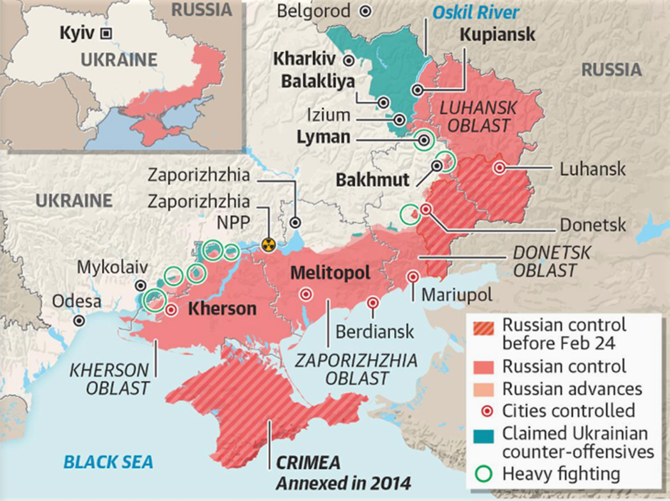 Dấu hiệu điểm nóng chiến trường tiếp theo ở Ukraine, sau Bakhmut ...
