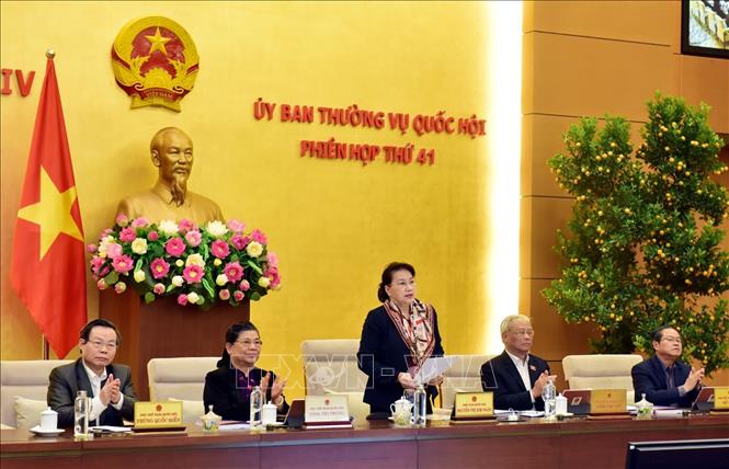 Khai mạc Phiên họp thứ 41 Ủy ban Thường vụ Quốc hội | baotintuc.vn