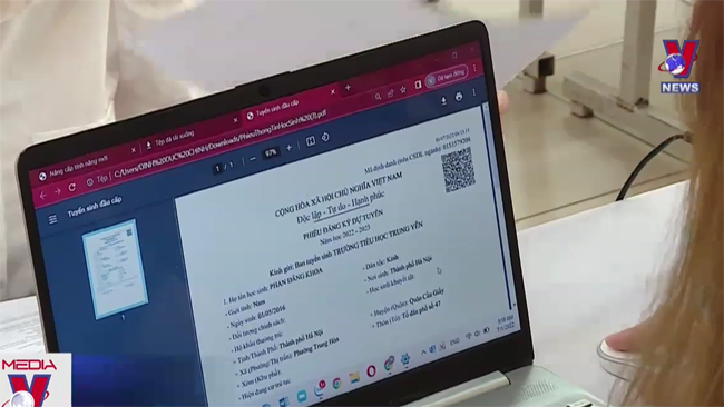 Hôm nay, học sinh Hà Nội bắt đầu đăng ký tuyển sinh trực tuyến vào lớp 6 | baotintuc.vn