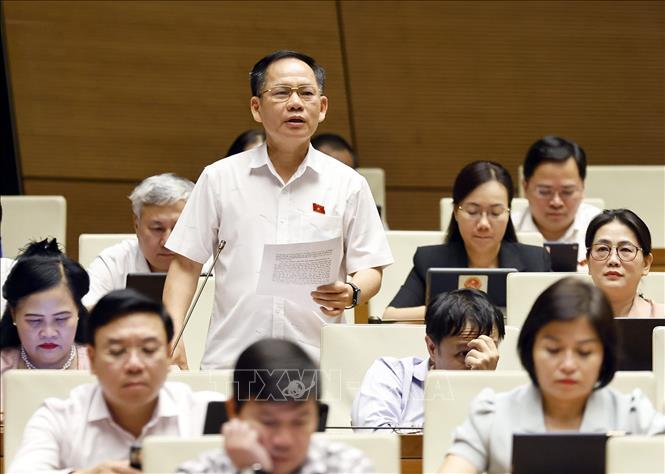 Kỳ họp thứ 9, Quốc hội khóa XV: Cần có chính sách ưu đãi vượt trội ở lĩnh vực đường sắt Chú thích ảnh