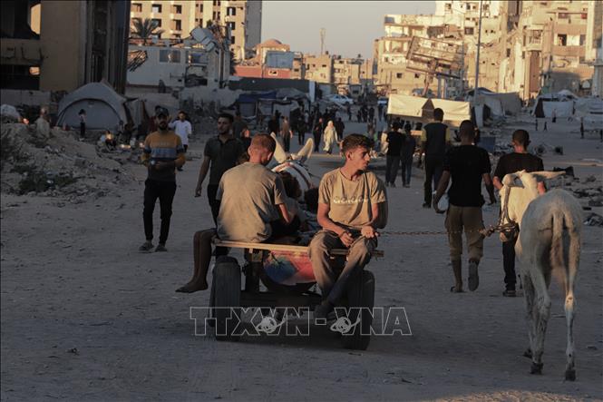 Cộng đồng quốc tế thảo luận các kế hoạch phục hồi Gaza Chú thích ảnh