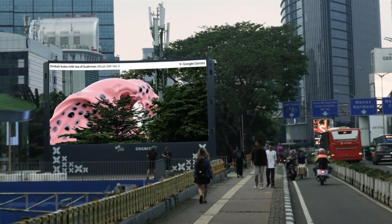 Google ra mắt biển quảng cáo 'xuyên thấu' đầu tiên tại Indonesia