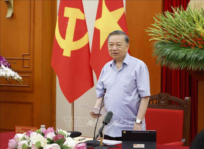 Tổng Bí thư, Chủ tịch nước Tô Lâm chủ trì buổi làm việc với ngành Giáo dục và Đào tạo Chú thích ảnh