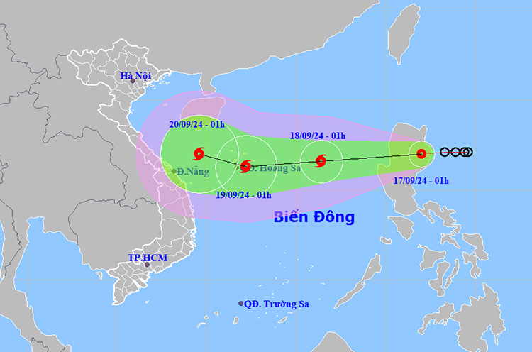 Áp thấp nhiệt đới mạnh lên thành bão | baotintuc.vn