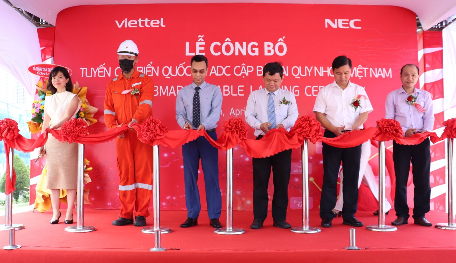 [Điện tử và sống số] Công bố cập bờ tuyến cáp ADC, băng thông lớn nhất Việt Nam