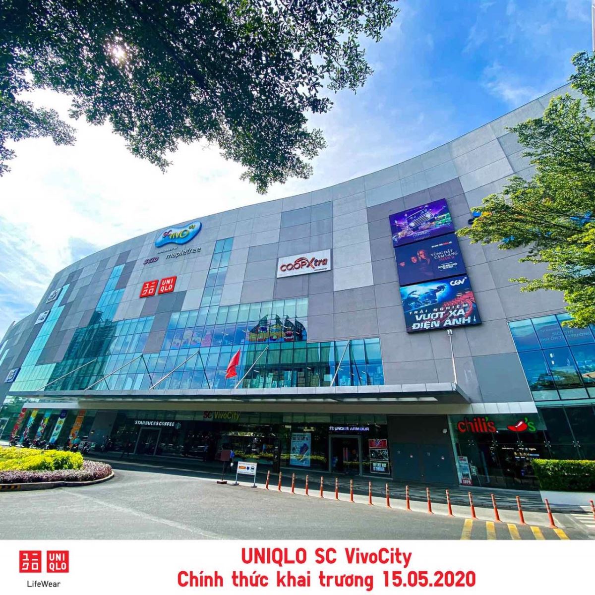Cửa hàng Uniqlo đầu tiên ở Việt Nam đặt tại trung tâm TP HCM