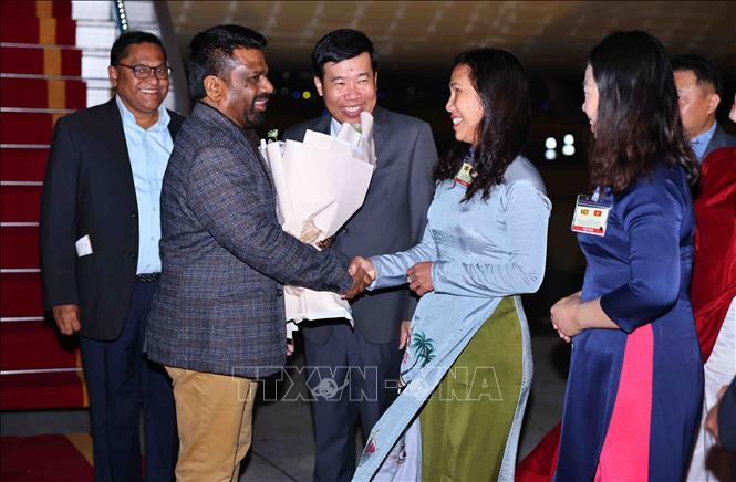 Tổng thống Sri Lanka Anura Kumara Dissanayaka bắt đầu thăm cấp Nhà nước đến Việt Nam Chú thích ảnh
