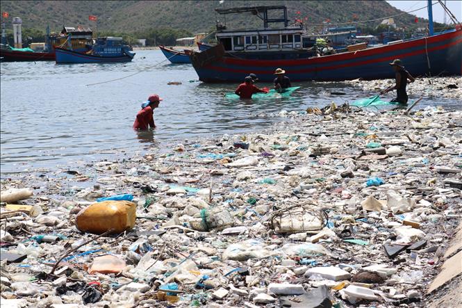 จัดการและลดมลพิษพลาสติกในมหาสมุทร