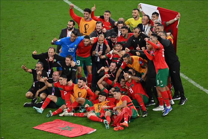 Maroc đi vào lịch sử của bóng đá châu Phi khi vượt qua Bồ Đào Nha | baotintuc.vn