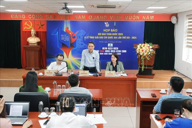 Quang cảnh Họp báo. Ảnh: Minh Quyết/TTXVN