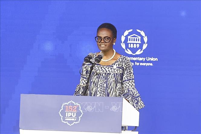 Chủ tịch Quốc hội Trần Thanh Mẫn dự lễ khai mạc Đại hội đồng lần thứ 152 của Liên minh Nghị viện thế giới Chú thích ảnh