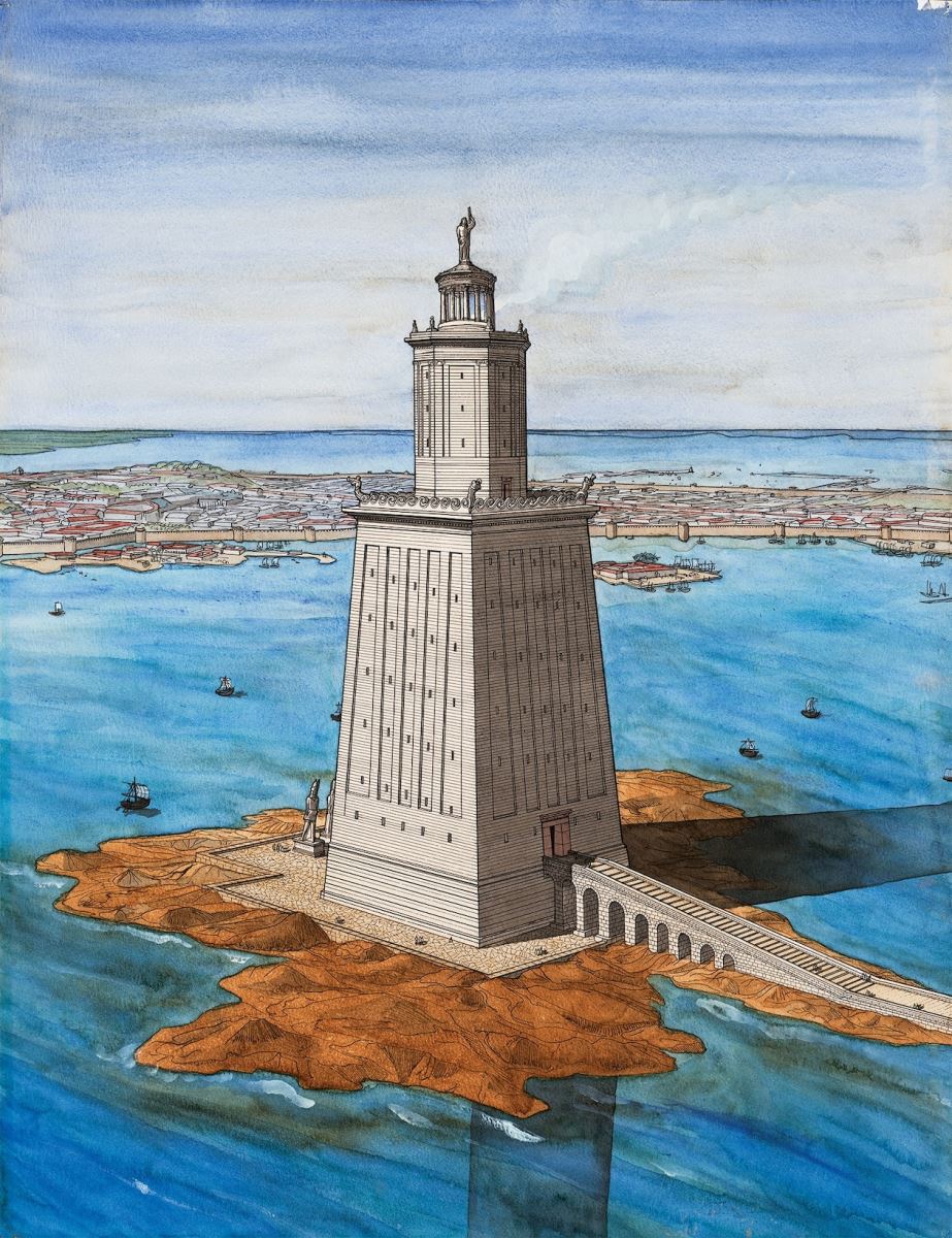 Khám phá ngọn hải đăng Alexandria thắp sáng nghìn năm 