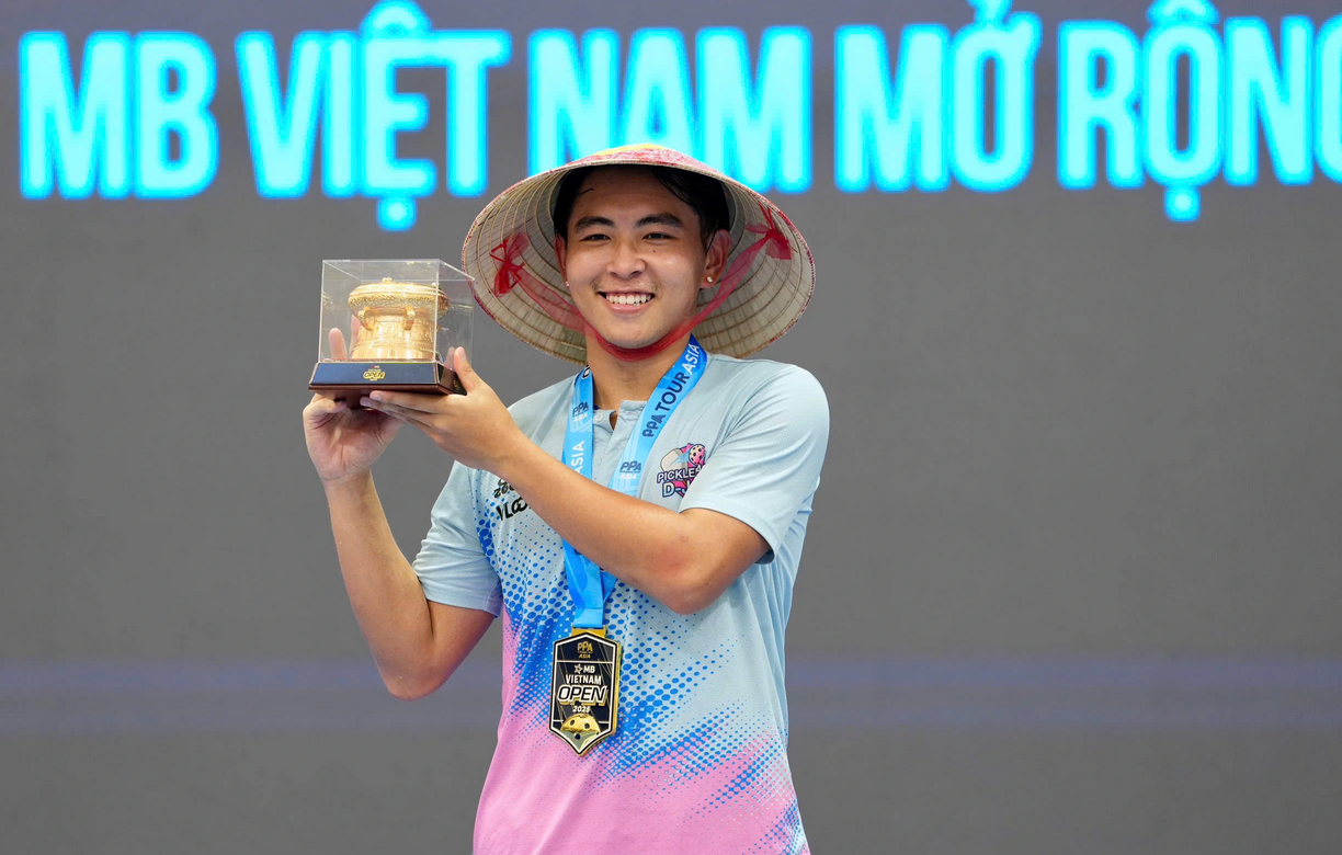 Dấu ấn Pickleball Việt Nam ở đấu trường châu Á Chú thích ảnh