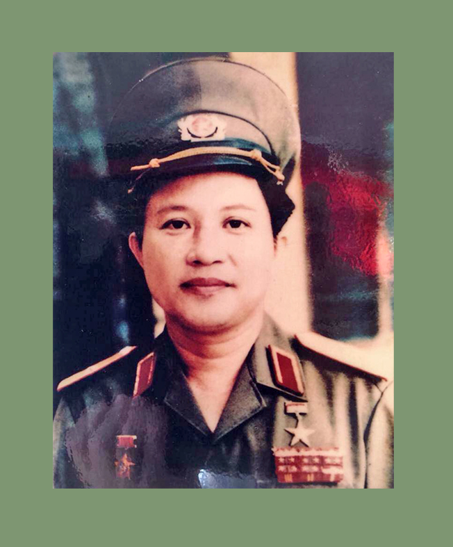 Nguyễn Huy Hiệu khi 40 tuổi, được phong tướng