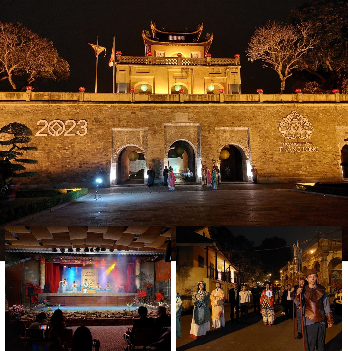 Trải nhiệm tour đêm Hoàng thành Thăng Long dành cho khách nước ngoài mang tên “Đêm Hoàng cung Thăng Long - Một cảm nhận độc đáo”.