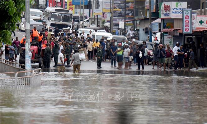 Sri Lanka ban bố cảnh báo lở đất Chú thích ảnh