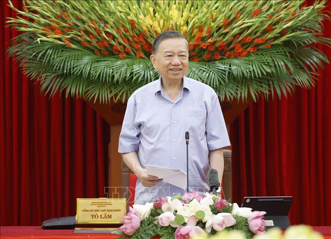 Tổng Bí thư, Chủ tịch nước Tô Lâm chủ trì buổi làm việc với ngành Giáo dục và Đào tạo Chú thích ảnh