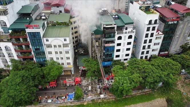 Hà Nội: Lại xảy ra cháy tại phường Quan Hoa, quận Cầu Giấy ...