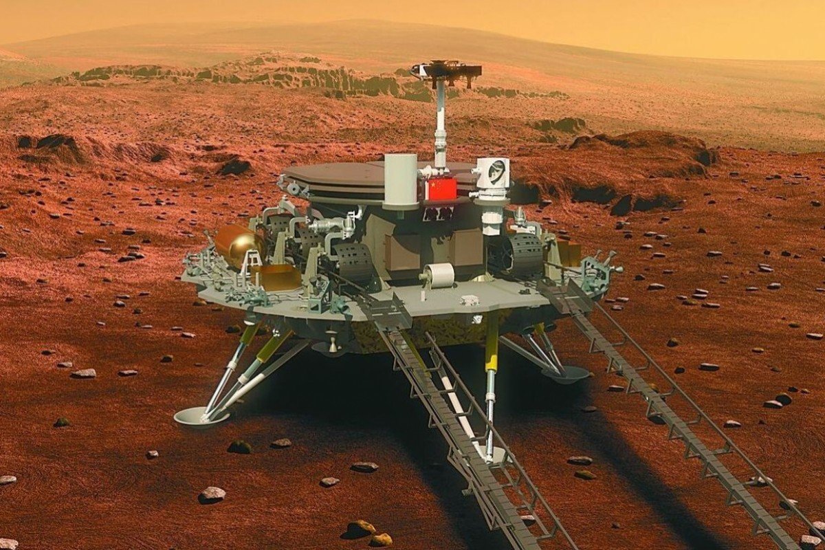 NASA công bố ảnh chụp xe tự hành của Trung Quốc trên Sao Hỏa ...