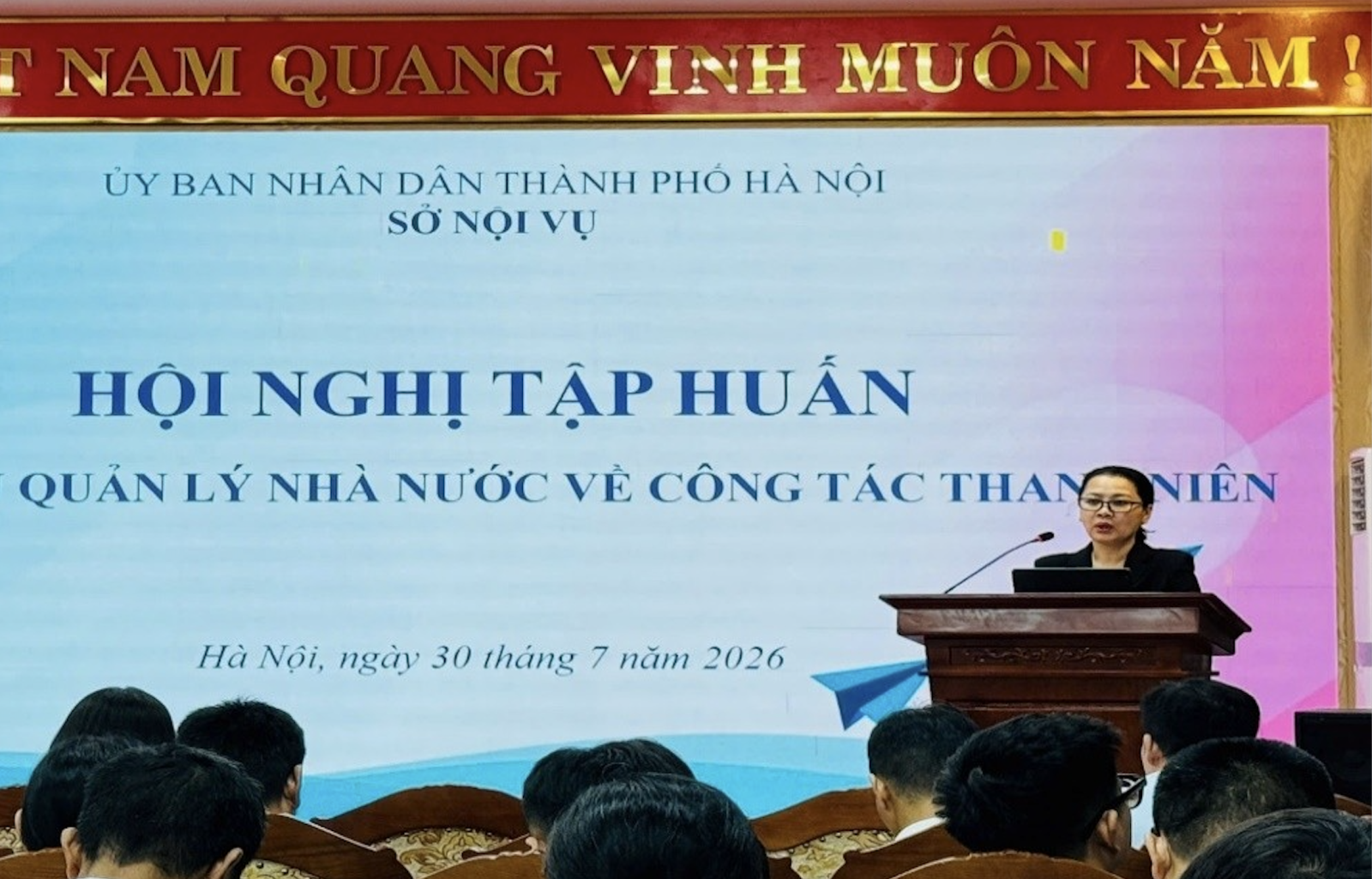 Bồi dưỡng nghiệp vụ công tác thanh niên: Từ quản lý đến đồng hành, phát huy