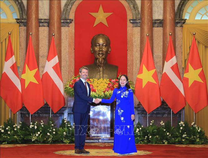 Phó Chủ tịch nước Võ Thị Ánh Xuân gặp Thái tử kế vị Đan Mạch tại Hà Nội trong sự kiện ấn tượng năm