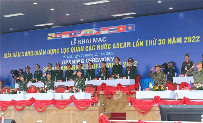 พิธีเปิดการแข่งขันยิงปืนกองทัพอาเซียน ครั้งที่ 30