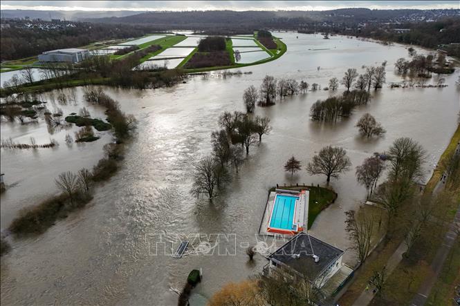  Lũ lụt nghiêm trọng ở Đức, 600 người phải sơ tán 