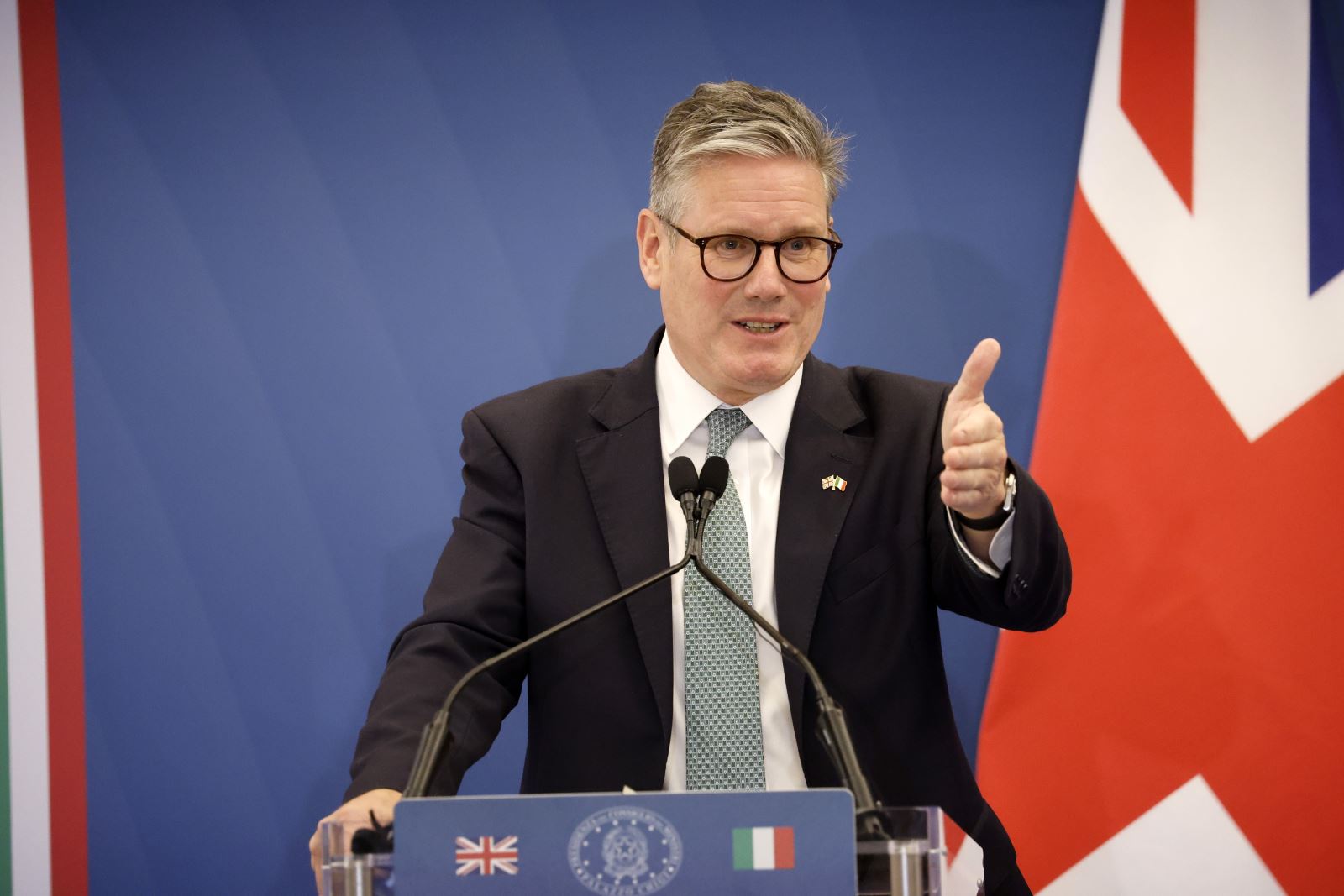 Thủ tướng Anh Keir Starmer phát biểu tại thủ đô London. Ảnh: THX/TTXVN