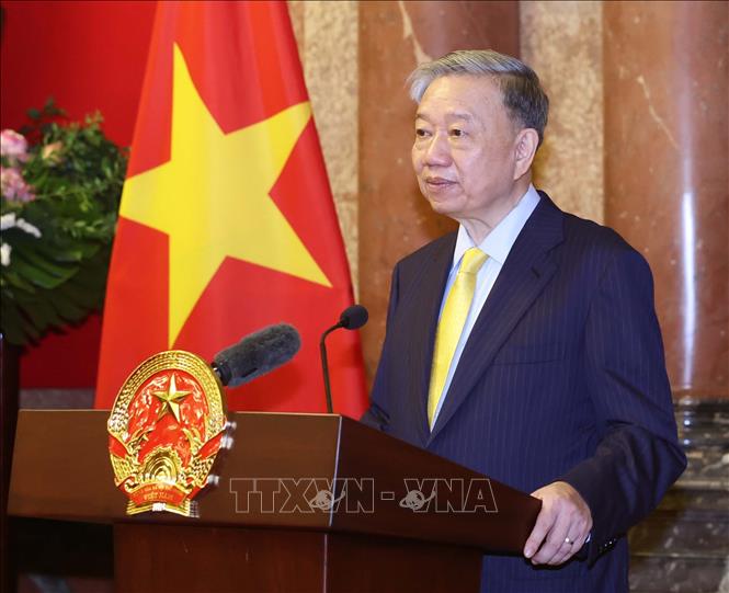 Chủ tịch nước Cộng hòa xã hội chủ nghĩa Việt Nam Tô Lâm. Ảnh: Thống Nhất/TTXVN
