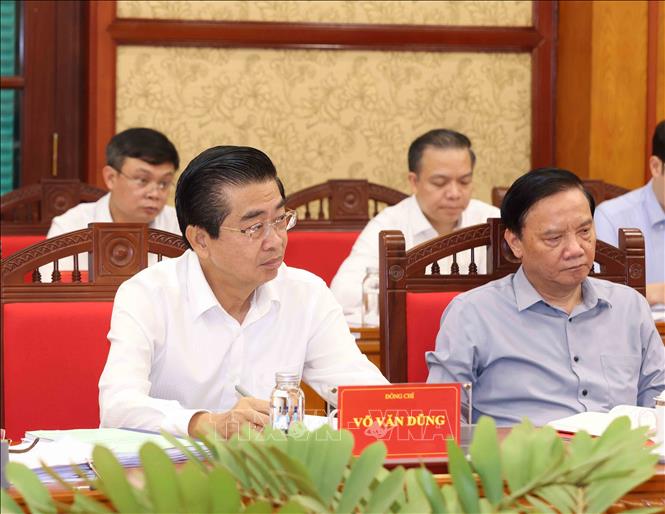 Hình ảnh 8 Đại biểu tham dự Phiên họp thứ 28 Ban Chỉ đạo Trung ương về phòng, chống tham nhũng, lãng phí, tiêu cực. Ảnh: Phương Hoa/TTXVN