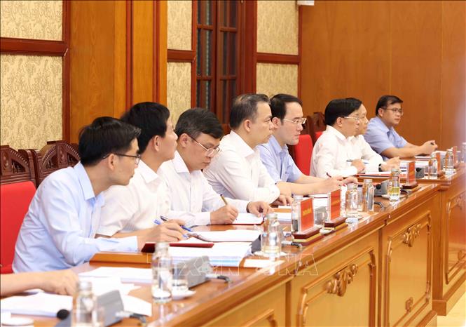 Hình ảnh 9 Đại biểu tham dự Phiên họp thứ 28 Ban Chỉ đạo Trung ương về phòng, chống tham nhũng, lãng phí, tiêu cực. Ảnh: Phương Hoa/TTXVN