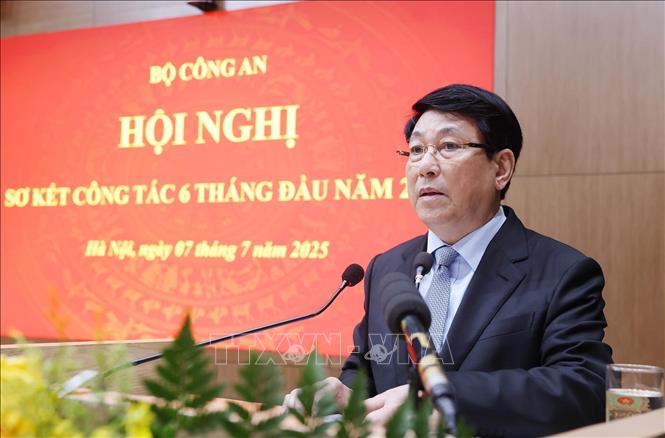 Hình ảnh 2 Chủ tịch nước Lương Cường phát biểu chỉ đạo. Ảnh: Lâm Khánh/TTXVN