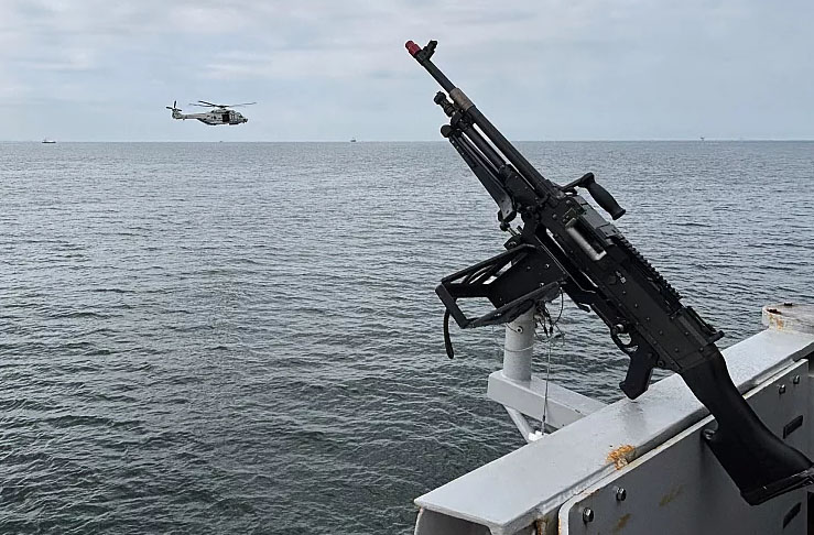 NATO tập trận hạt nhân Chú thích ảnh