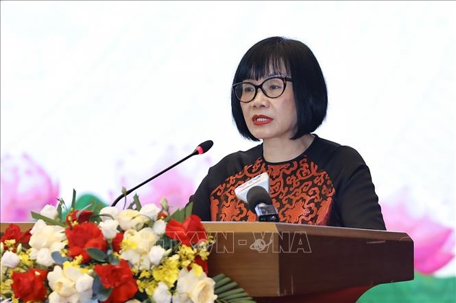 Chủ tịch Quốc hội Trần Thanh Mẫn chủ trì Hội nghị triển khai Định hướng lập pháp nhiệm kỳ khóa XVI Chú thích ảnh