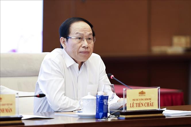 Chủ tịch Quốc hội Trần Thanh Mẫn chủ trì Hội nghị triển khai Định hướng lập pháp nhiệm kỳ khóa XVI Chú thích ảnh
