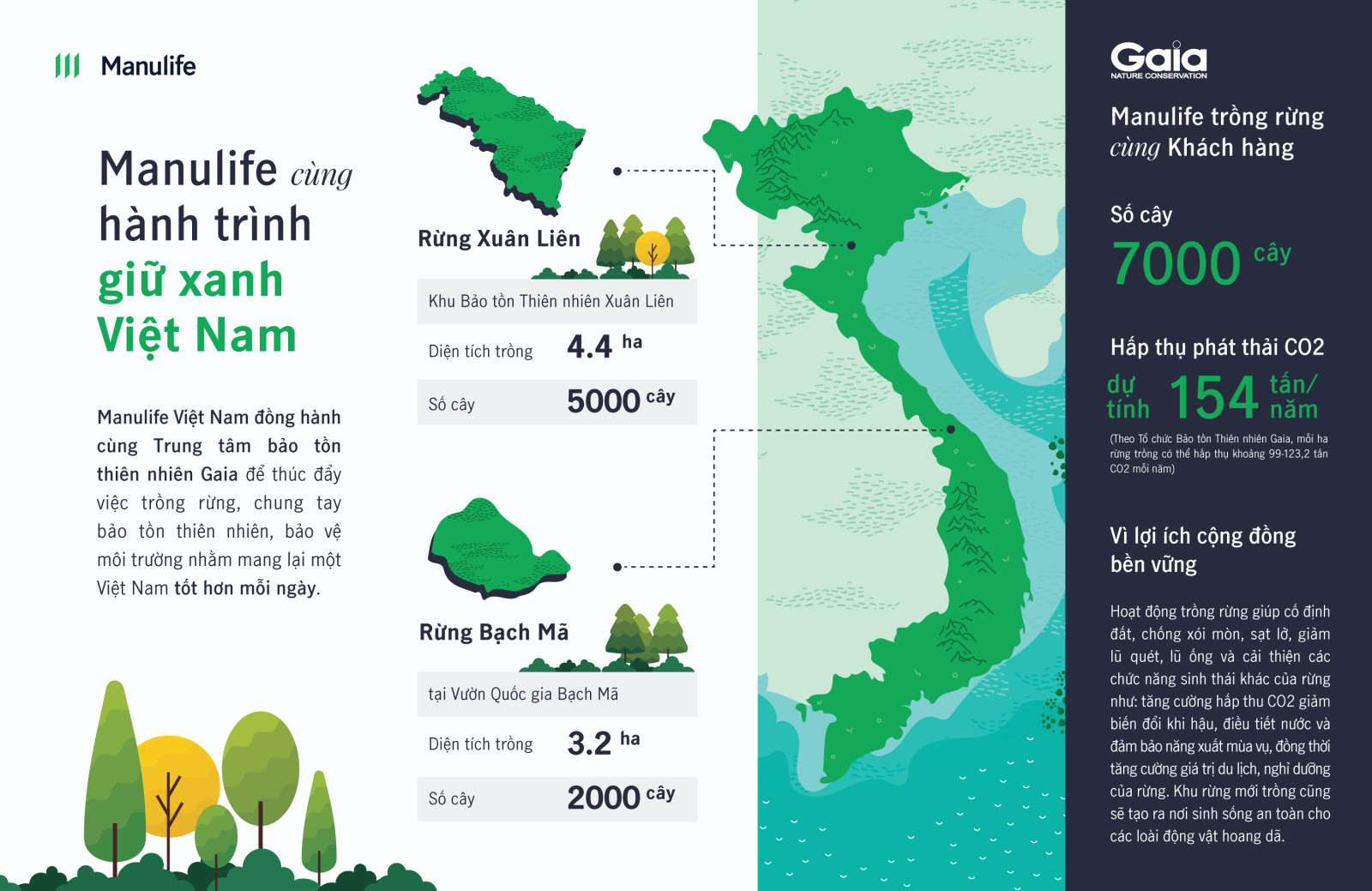 Manulife Việt Nam cùng khách hàng trồng rừng, hướng tới tương lai ...