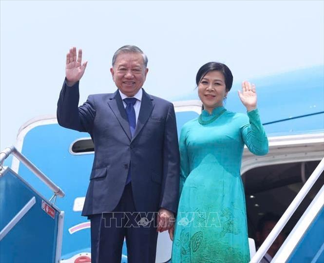 Tổng Bí thư Tô Lâm lên đường thăm cấp Nhà nước Kazakhstan, Azerbaijan, Belarus và thăm chính thức Liên bang Nga Chú thích ảnh