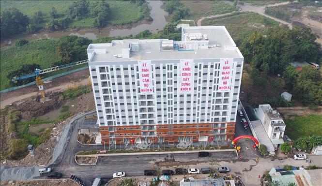 Cả nước hoàn thành 102.633 căn nhà ở xã hội, vượt 2% kế hoạch Chú thích ảnh