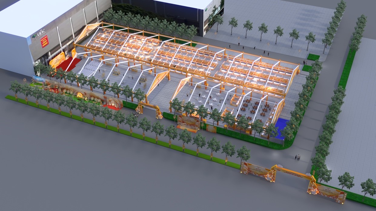 Mặt bằng sự kiện – TTTM The Linc, KĐT Park City Hà Nội, đường Lê Trọng Tấn, Dương Nội, Hà Nội.