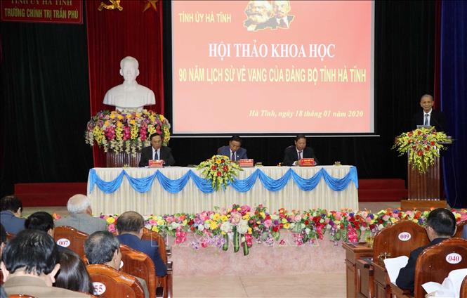  Hội thảo khoa học 90 năm lịch sử vẻ vang của Đảng bộ tỉnh Hà Tĩnh  - Ảnh 1.