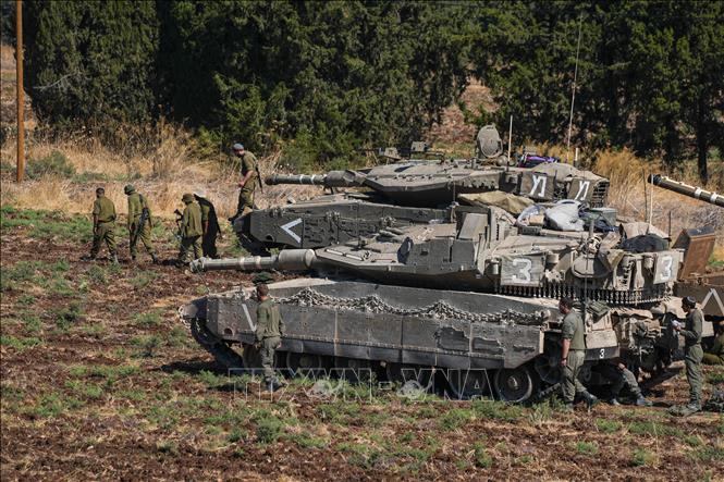 Israel không kích mục tiêu của lực lượng Hezbollah tại miền Nam Liban Chú thích ảnh