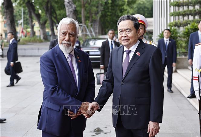 Chủ tịch Quốc hội hội kiến Thủ tướng Timor-Leste Chú thích ảnh