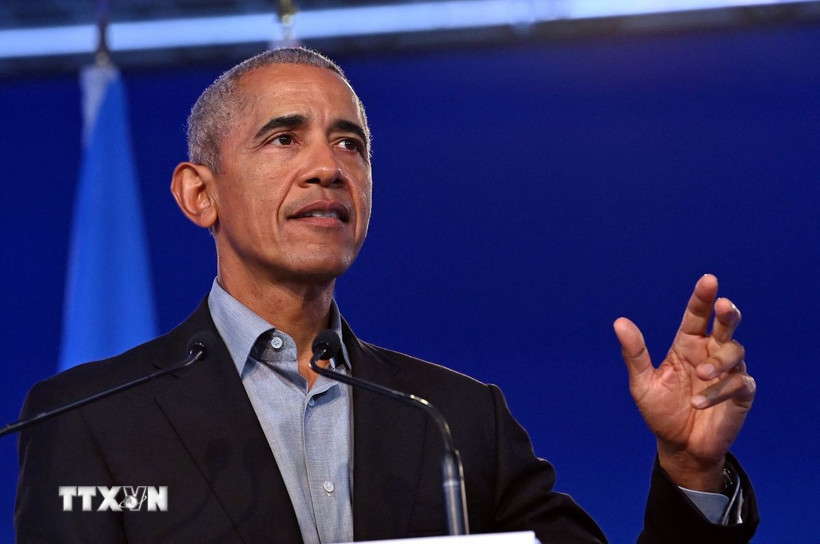 Cựu Tổng thống Mỹ Barack Obama giành giải thưởng Emmy lần thứ hai Chú thích ảnh