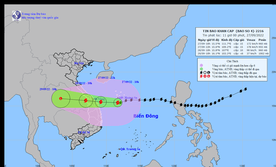 台風Noruは3レベル上昇し、嵐の変化を注意深く監視し、タイムリーに警告を発しています